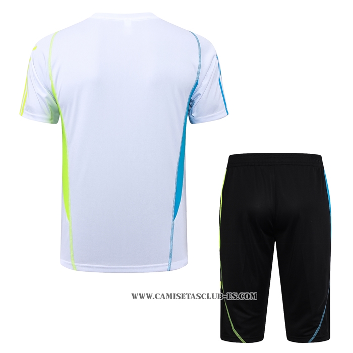 Chandal del Arsenal 23-24 Manga Corta Blanco - Pantalon Corto
